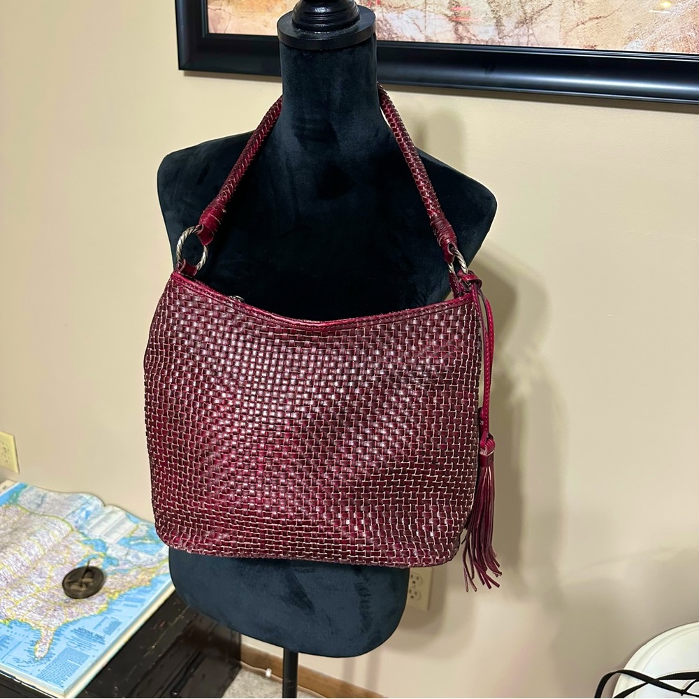 Patricia Nash Marcelli Woven Hobo Tote +